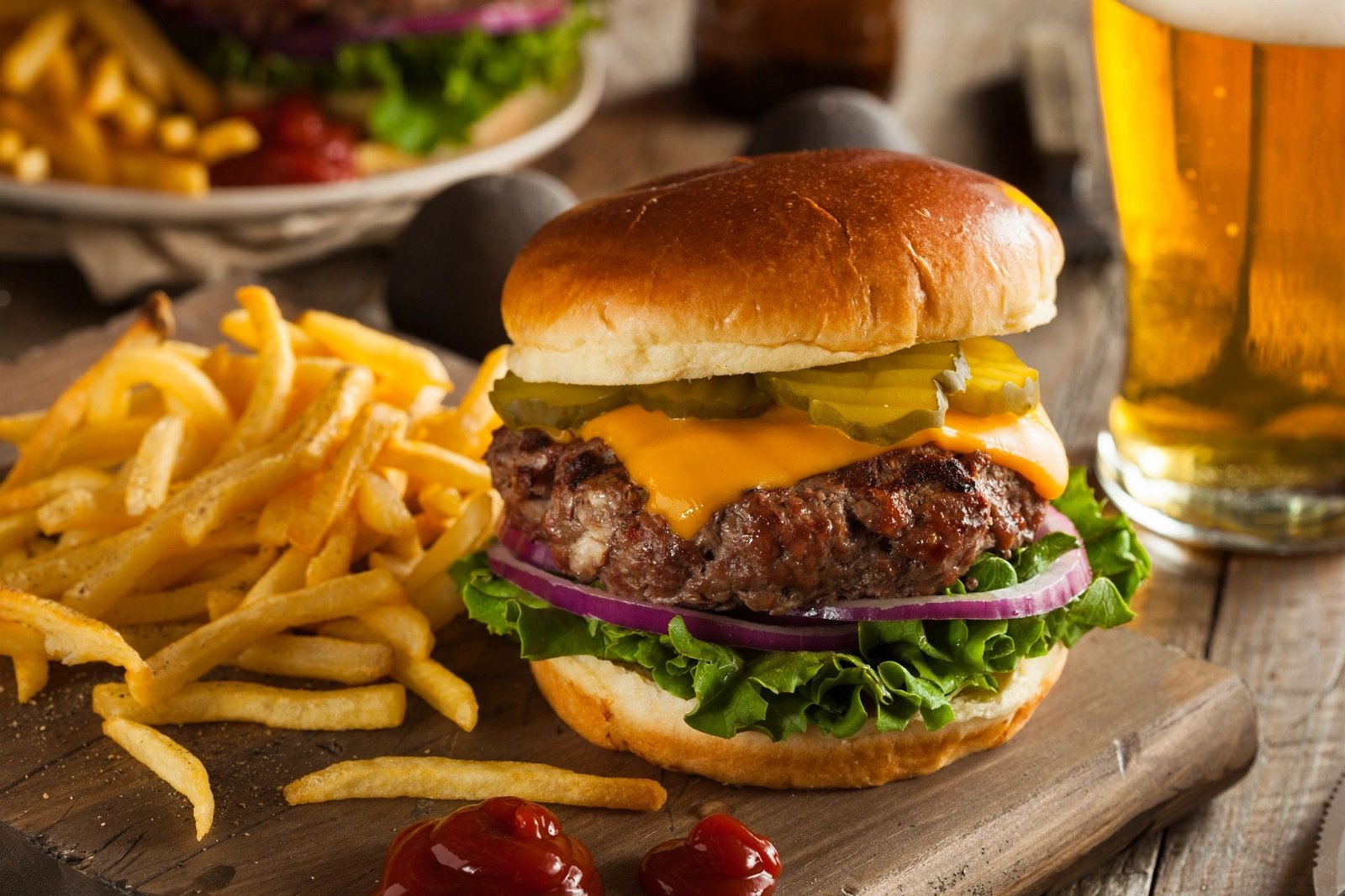 Burger with Fries